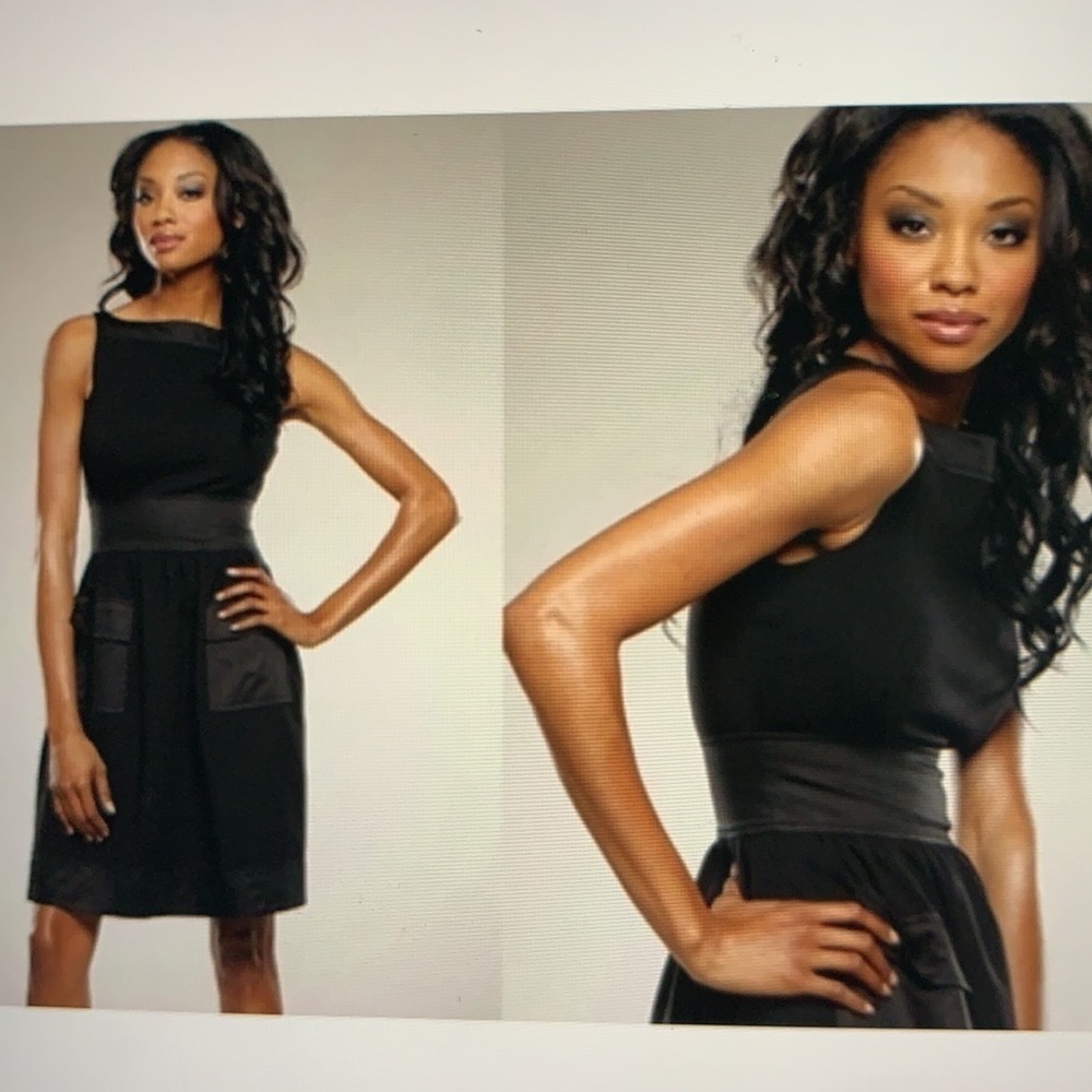 Diane Von Furstenberg Zanne Black Dress 10